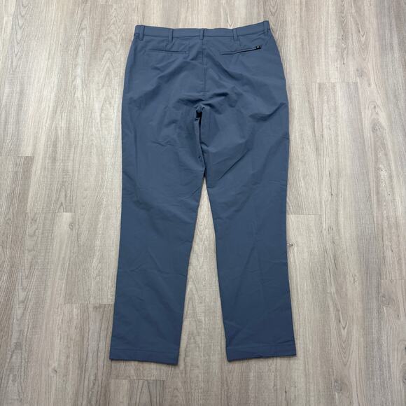 Banana Republic Flat Front Chino Pants Men's 38x32 Blue Stretch Preppy NEW NWT - Picture 7 of 11
